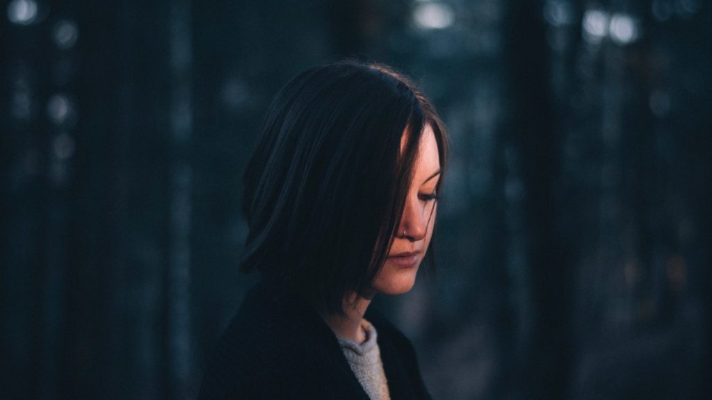 woman feeling guilt