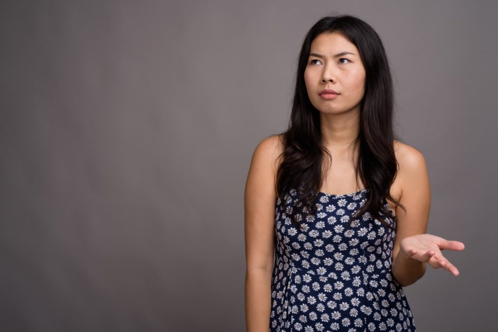 Woman giving a "thanks for nothing" look