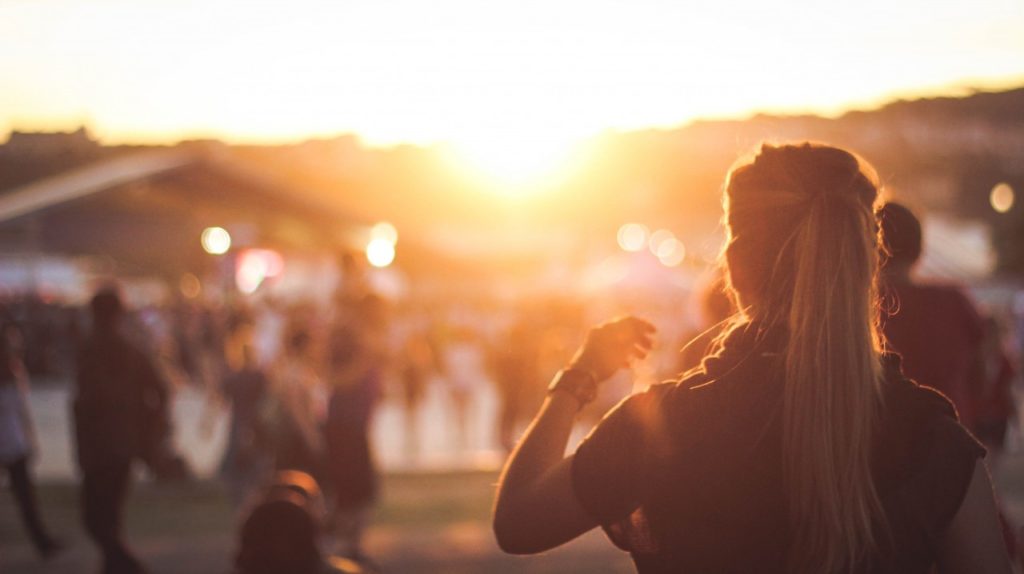 woman at festival