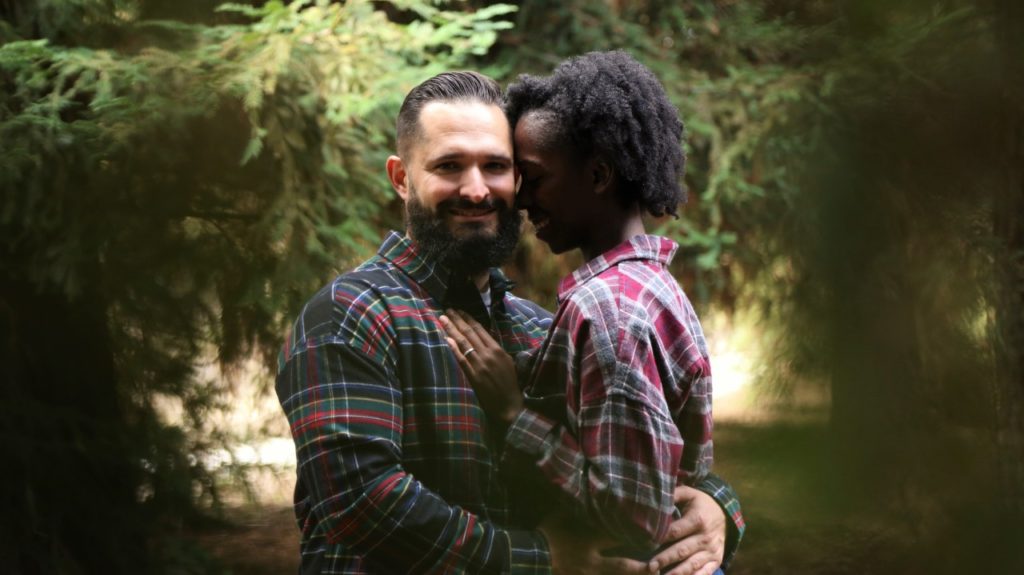 interracial dating couple