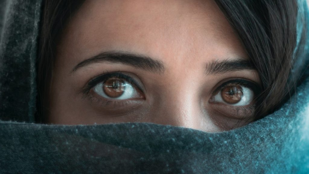 womans eyes