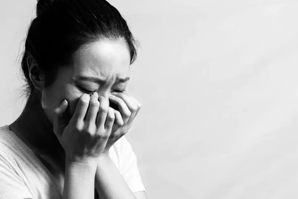 crying woman
